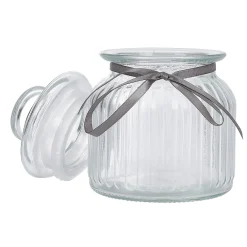 Bonbonnière en verre transparent 0,6L < Gifi Hot