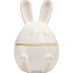 Bonbonnière forme lapin en céramique Ø15xH24 cm