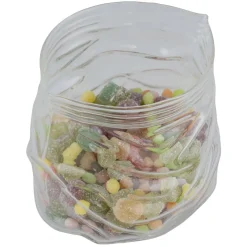 Bonbonnière forme sachet froissé 970ml verre transparent 13x12xH12cm < Gifi Clearance