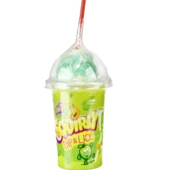 Bonbon sucette avec poudre acidulée 50gr (2 modèles pomme ou fraise) < Gifi New