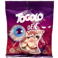 Bonbon Togolo 125g oeil sanglant fraise