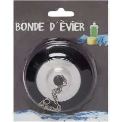 Bonde d'évier en acier < Gifi