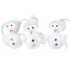 Bonhomme de neige à suspendre X 3 blanc