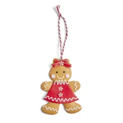 Bonhomme pain d'épices à suspendre en argile H10cm (2 modèles) < Gifi Hot