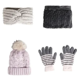 Bonnet/bandeau/écharpe/tour de cou/gant femme