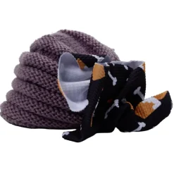 Bonnet bébé Halloween maille avec noeud polyester (2 modèles)