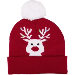 Bonnet de Noël Adulte en tricot lumineux