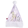 Bonnet de Noël Disney Bambi Panpan rose et blanc 26xH34cm < Gifi Clearance