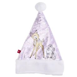 Bonnet de Noël Disney Bambi Panpan rose et blanc 26xH34cm < Gifi Clearance