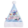 Bonnet de Noël Disney Stitch Aloha Christmas bleu et blanc 26xH34cm < Gifi Discount
