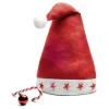 Bonnet de Noël lumineux motifs étoiles