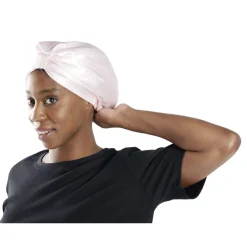 Bonnet de nuit satiné rose anti-frisottis 15x17cm < Gifi Online