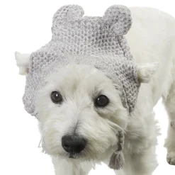 Bonnet pour chien avec oreilles gris Taille M/L < Gifi Discount