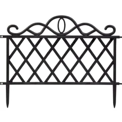 Bordure de jardin noire x5