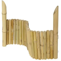 Bordure en bambou à planter naturel