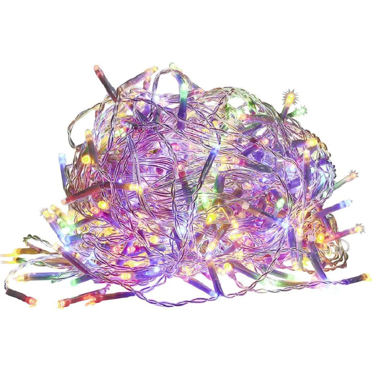 Bordure électrique 400 LED 9,8m d'éclairage multicolore
