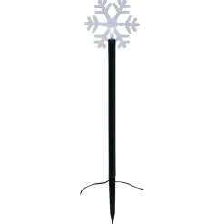Borne à planter flocon 1LED blanc froid H40cm x5 < Gifi Sale