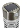 Borne solaire détecteur de mouvement acier