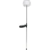 Borne solaire fleur à planter Ø8xH64cm