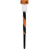 Borne solaire LED à planter noir et orange < Gifi Outlet
