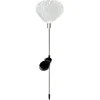 Borne solaire à planter en métal forme méduse blanche Ø20xH70cm < Gifi Sale
