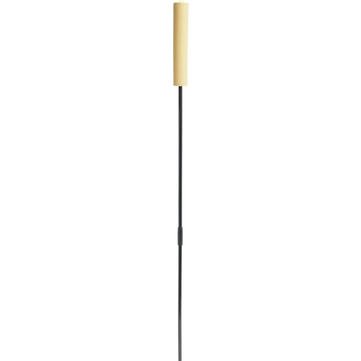 Borne solaire à planter en plastique forme bougie Ø4xH98cm (2 modèles)