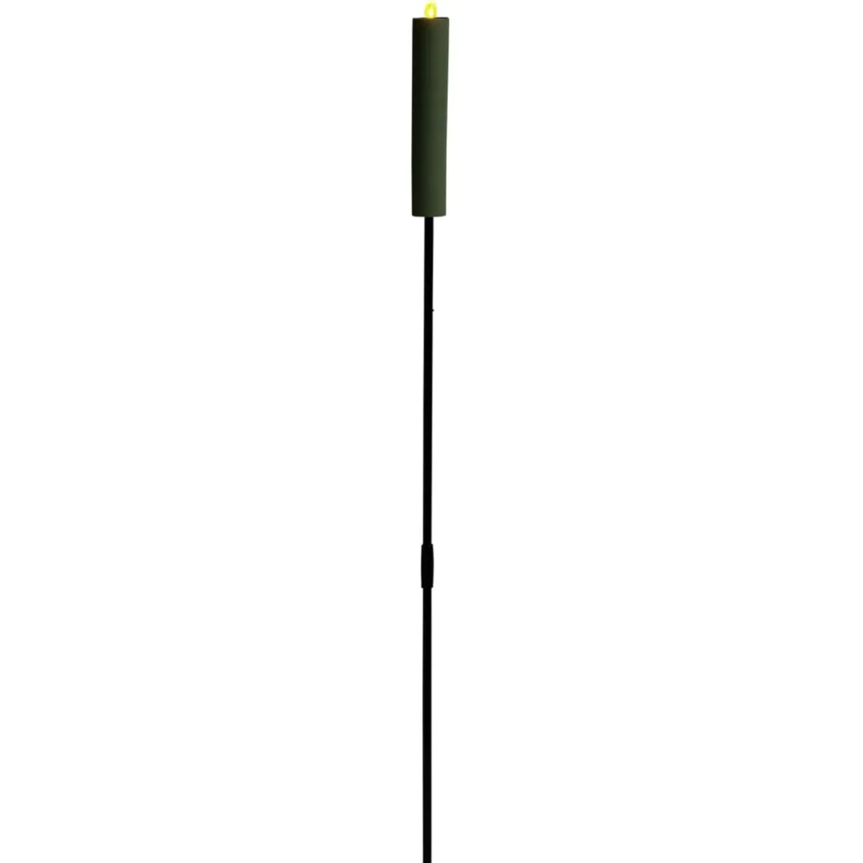 Borne solaire à planter en plastique forme bougie Ø4xH98cm (2 modèles)