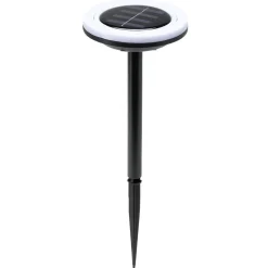 Borne solaire à planter forme anneau 6LED Ø10xH34cm < Gifi Discount