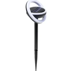 Borne solaire à planter forme anneau 6LED Ø10xH34cm < Gifi Discount