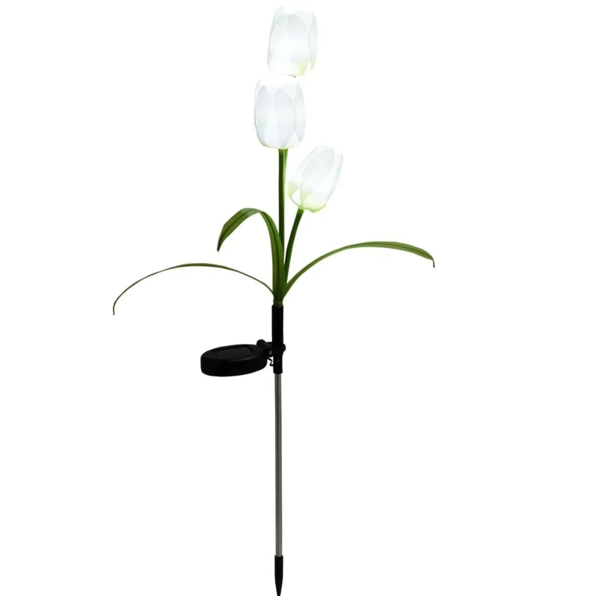 Borne solaire à planter forme tulipe H70cm < Gifi Sale