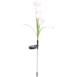 Borne solaire à planter forme tulipe H70cm < Gifi Sale