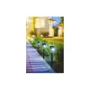 Borne solaire à planter plastique gris avec LED Ø6xH36cm < Gifi Sale