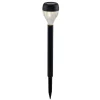 Borne solaire à planter x8 noir Ø5xH32,5cm