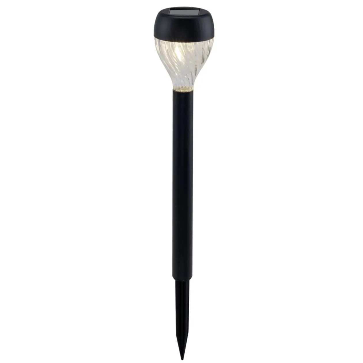Borne solaire à planter x8 noir Ø5xH32,5cm