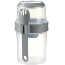 Boîte alimentaire compartimentée nomade plastique 11x8xH10cm < Gifi New