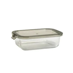 Boîte alimentaire en verre avec couvercle étanche à clips 640ml < Gifi Best