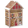 Boîte alimentaire forme maison pain d'épice métal L14X9XH22 cm