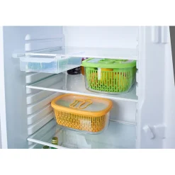 Boîte alimentaire hermétique avec panier fraîcheur 4 L vert