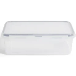 Boîte alimentaire1L plastique avec couvercle à clips