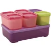 Boîte alimentaire multicolore x5 < Gifi New