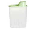 Boîte alimentaire plastique transparent et vert 2,5L < Gifi Best