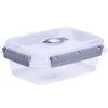 Boîte alimentaire rectangulaire 900ml Fresh System plastique transparent et gris < Gifi Sale