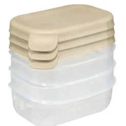 Boîte alimentaire rectangulaire 25cl x3 plastique avec couvercle 12,5x9xH9,5cm (3 modèles) < Gifi Online