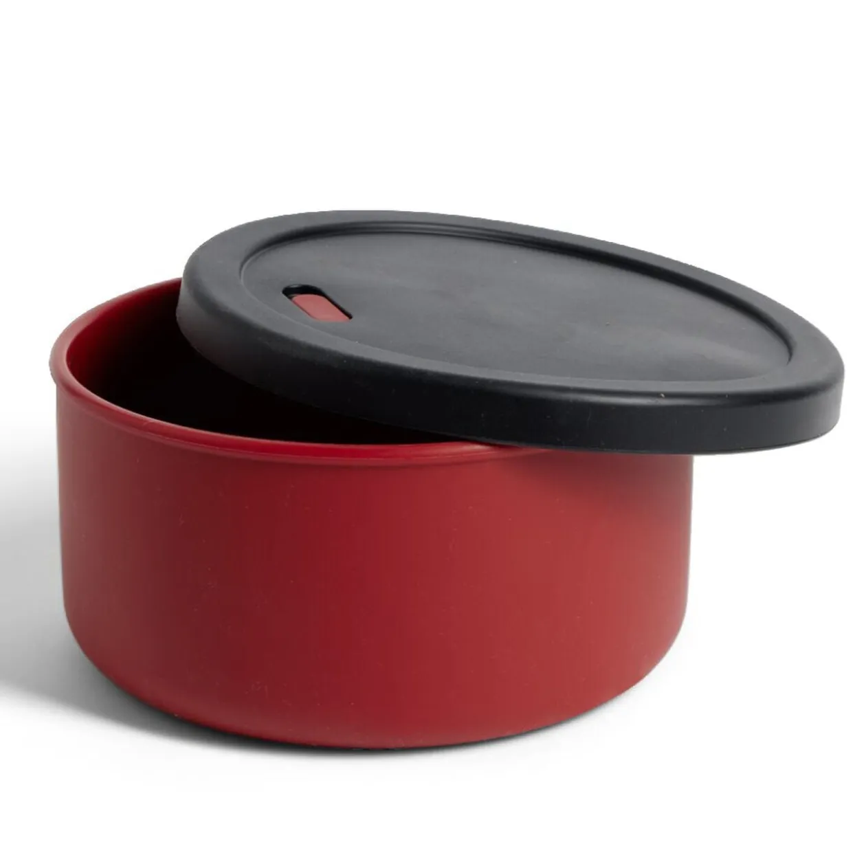 Boîte alimentaire ronde en silicone 300ml - Ø12xH.5,5cm