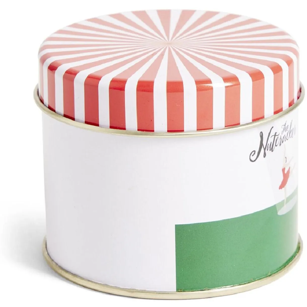 Boîte alimentaire the Nutcracker acier rouge blanc et vert Ø7,3xH6cm < Gifi New