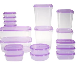 Boîte alimentaire x17 plastique 3 formes