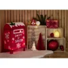 Boîte aux lettres Noël limineuse décorative rouge 20LED 31x23xH50,5cm < Gifi Discount