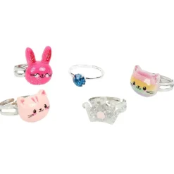 Boîte avec 5 bagues réglables enfant - 3 modèles < Gifi Sale