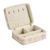 Boîte à bijoux motif coloré indien grand modèle 10x10xH5cm (2 modèles) < Gifi New
