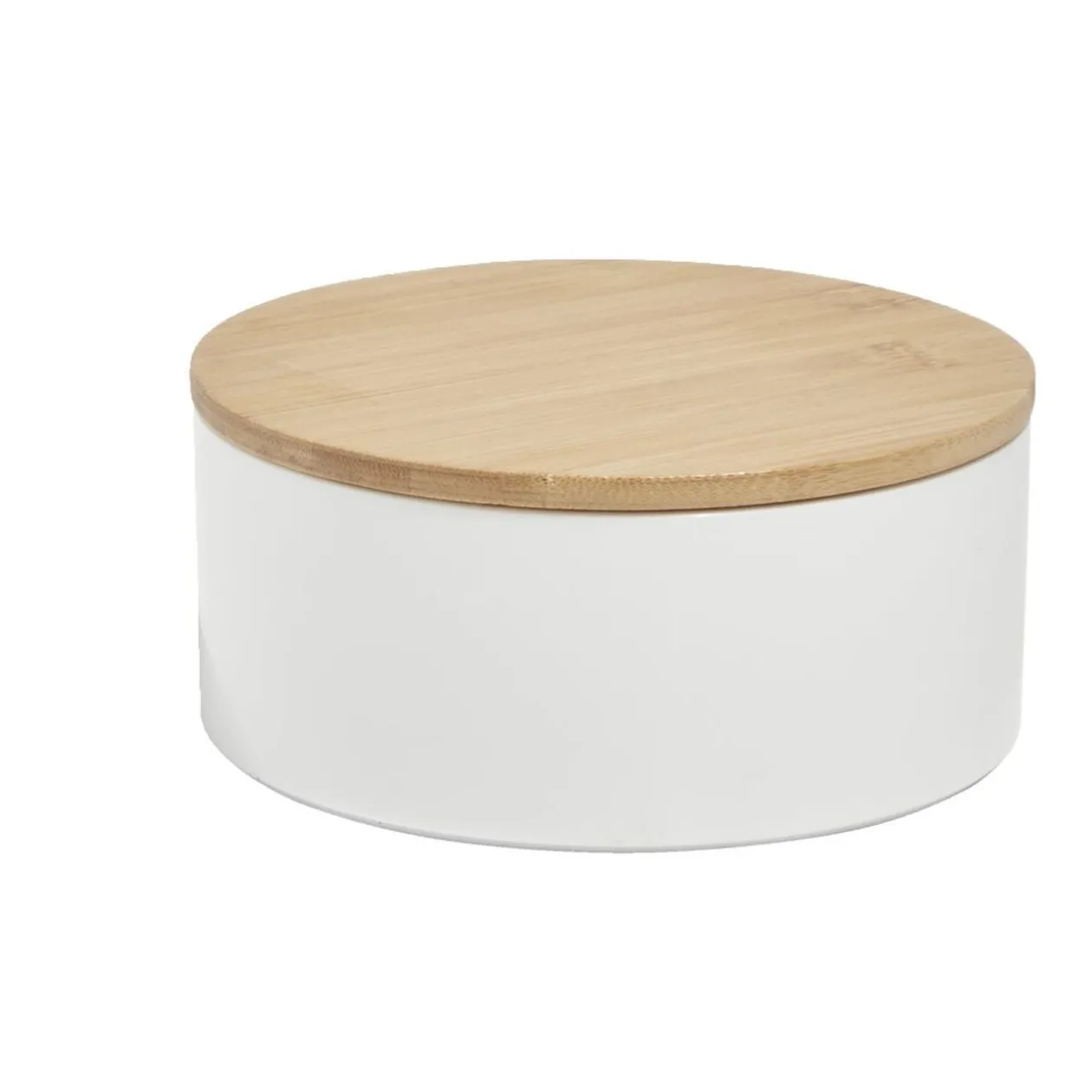 Boîte à bijoux ronde avec miroir Ø14xH6,5cm